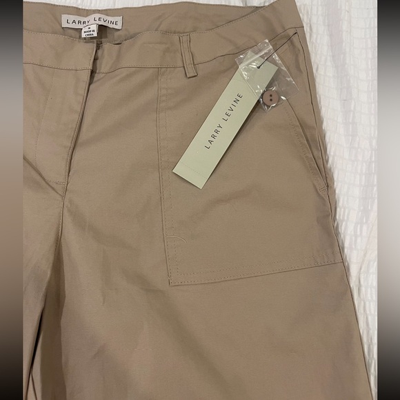 Larry Levine size 10 khaki shorts - Picture 2 of 3